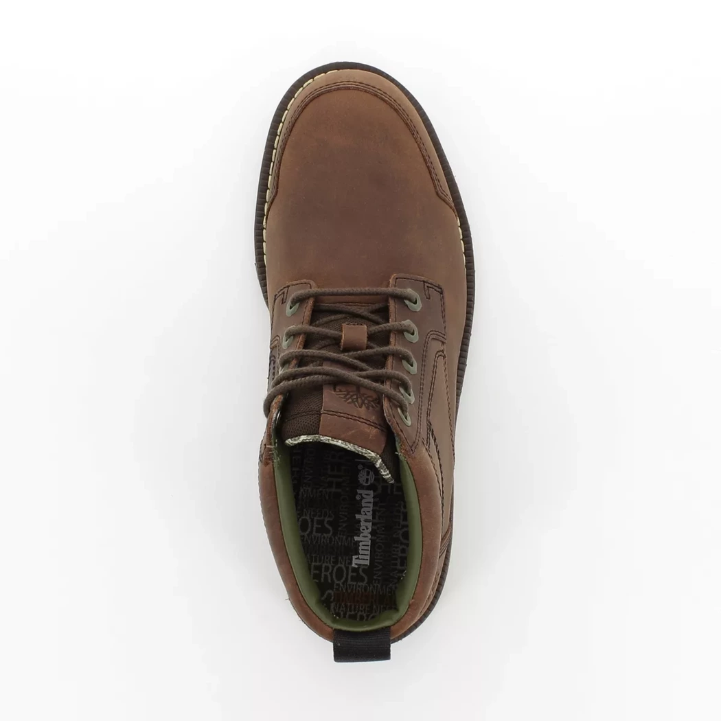 Image (6) de la chaussures Timberland - Bottines Marron en Cuir