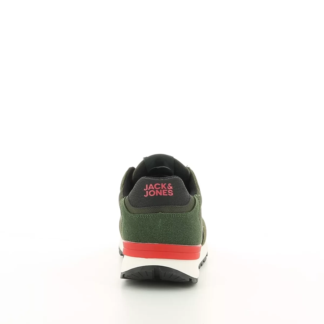 Image (3) de la chaussures Jack & Jones - Baskets Vert en Cuir et synthétique