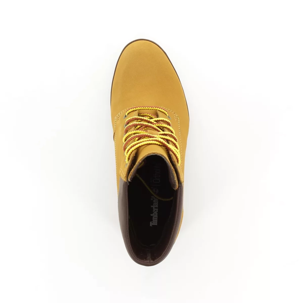 Image (6) de la chaussures Timberland - Bottines Cuir naturel / Cognac en Cuir nubuck