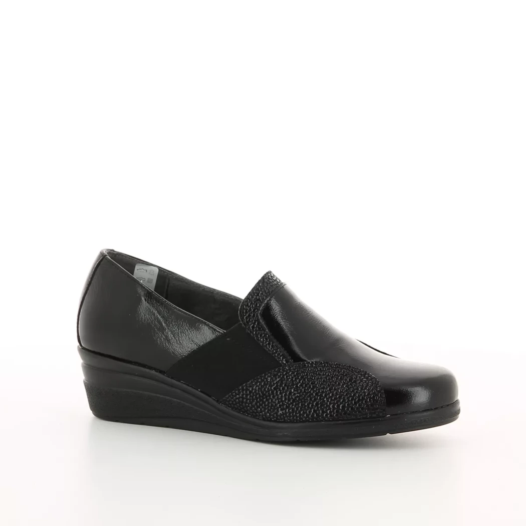 Image (1) de la chaussures Kiarflex - Mocassins Noir en Cuir synthétique