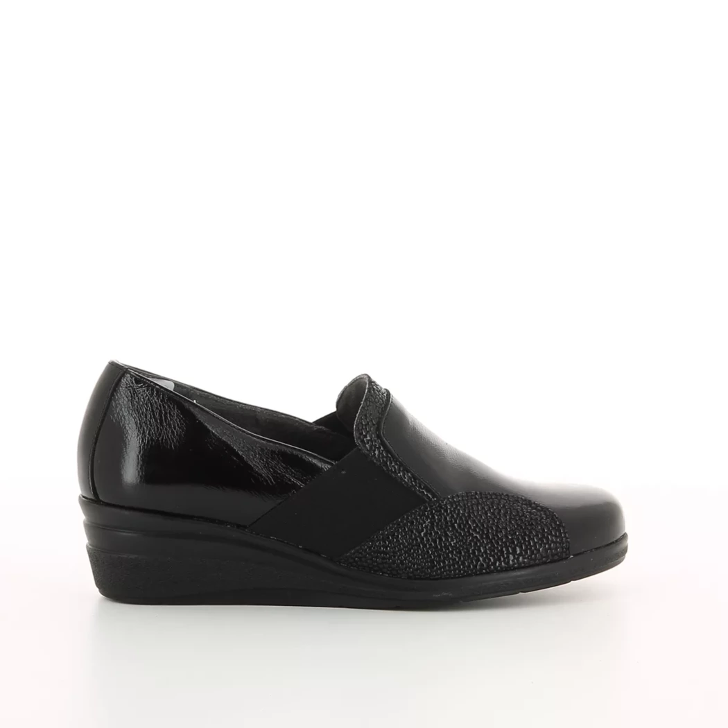Image (2) de la chaussures Kiarflex - Mocassins Noir en Cuir synthétique