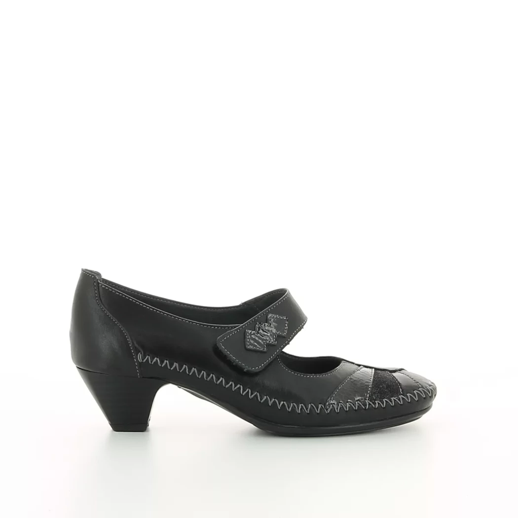 Image (2) de la chaussures Kiarflex - Escarpins Noir en Cuir