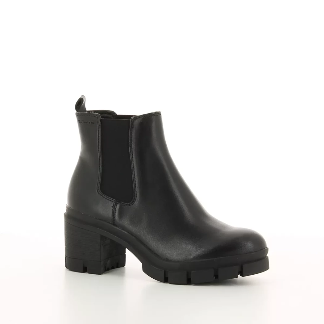Image (1) de la chaussures Tamaris - Boots Noir en Cuir synthétique