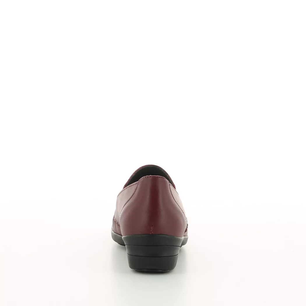 Image (3) de la chaussures Kiarflex - Mocassins Bordeaux en Cuir
