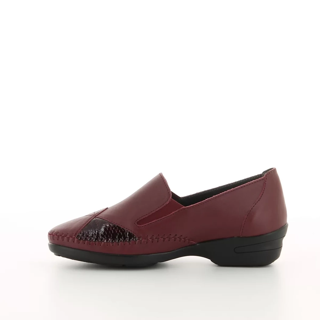 Image (4) de la chaussures Kiarflex - Mocassins Bordeaux en Cuir