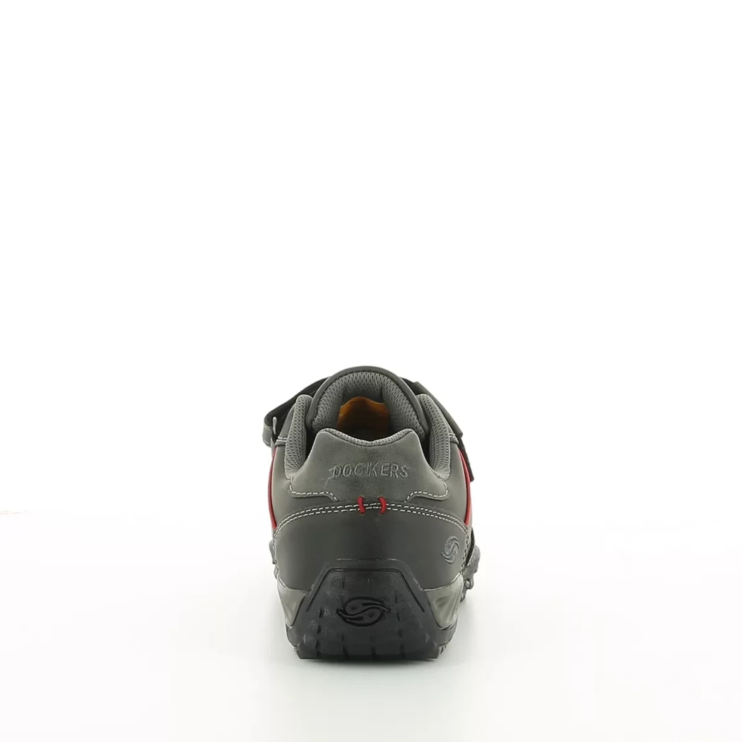 Image (3) de la chaussures Dockers - Chaussures à velcro Marron en Cuir synthétique