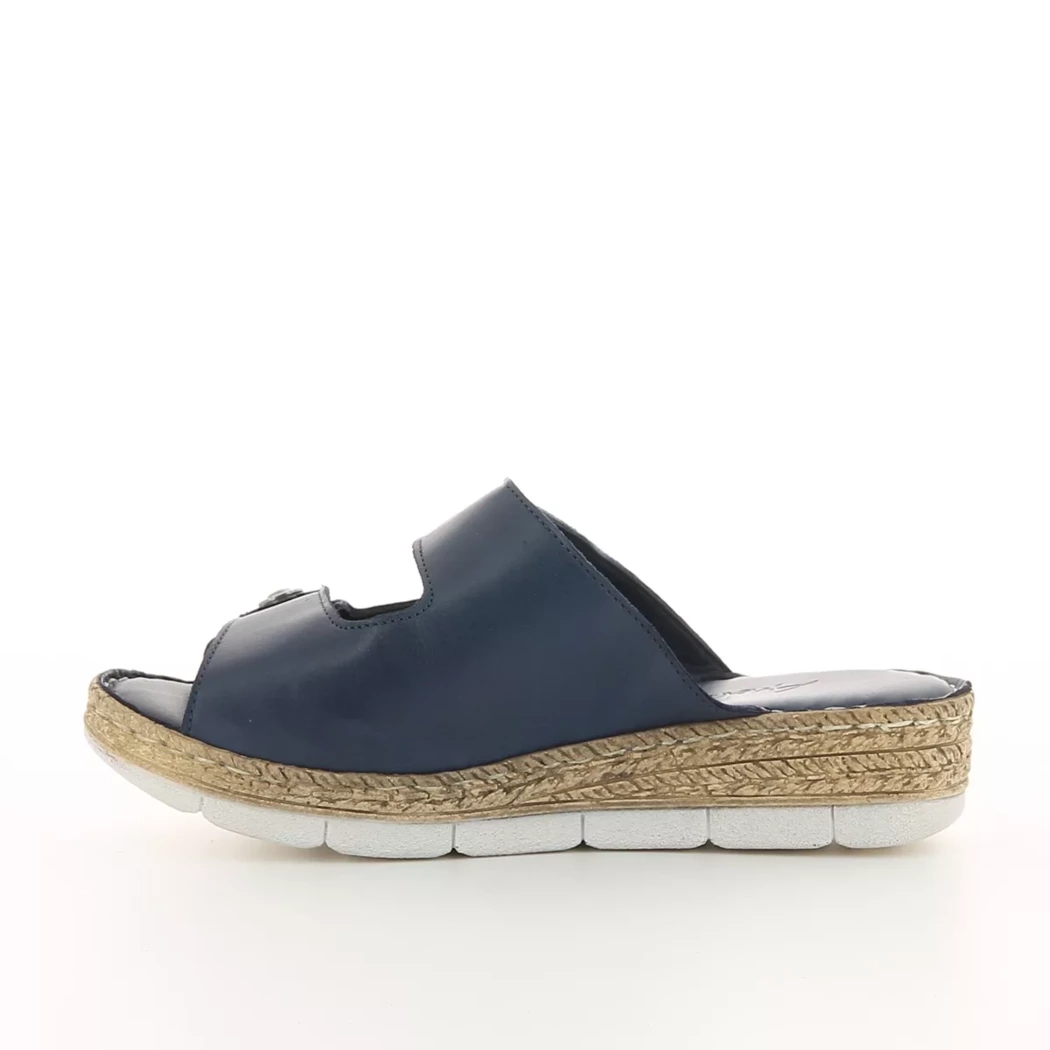 Image (4) de la chaussures Andrea Conti - Mules et Sabots Bleu en Cuir
