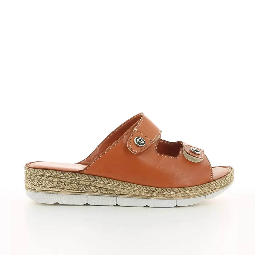 Image (2) de la chaussures Andrea Conti - Mules et Sabots Orange en Cuir