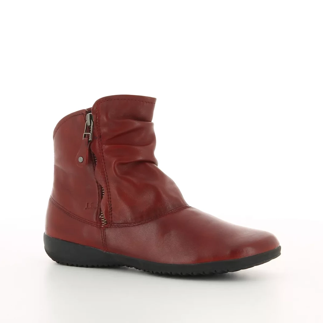 Image (1) de la chaussures Josef Seibel - Boots Rouge en Cuir