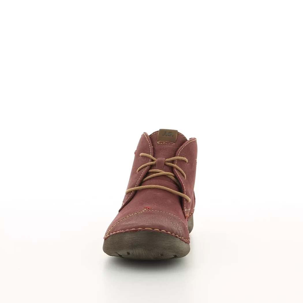 Image (5) de la chaussures Josef Seibel - Bottines Bordeaux en Cuir nubuck