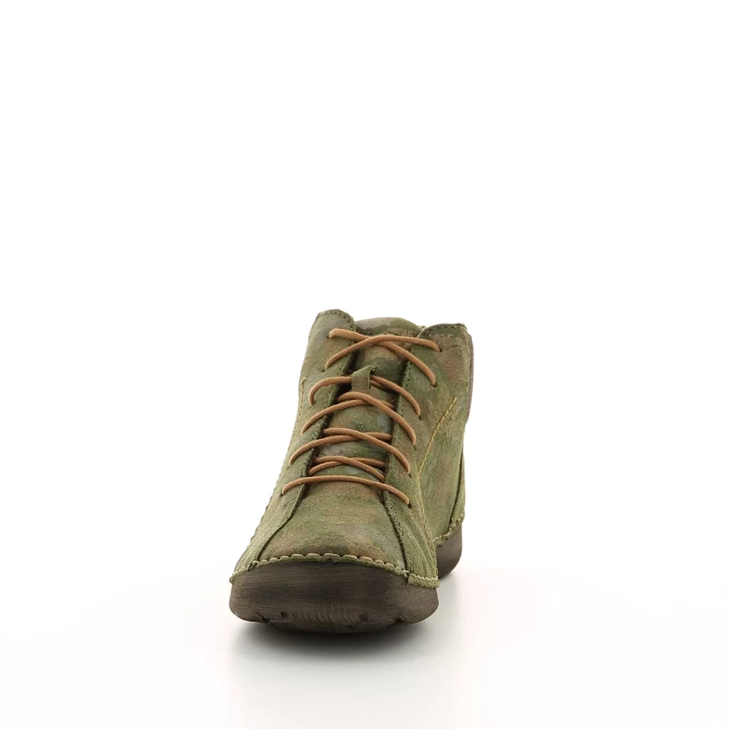 Image (5) de la chaussures Josef Seibel - Bottines Vert en Cuir nubuck