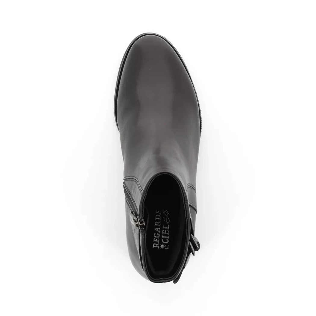 Image (6) de la chaussures Regarde le ciel - Boots Noir en Cuir