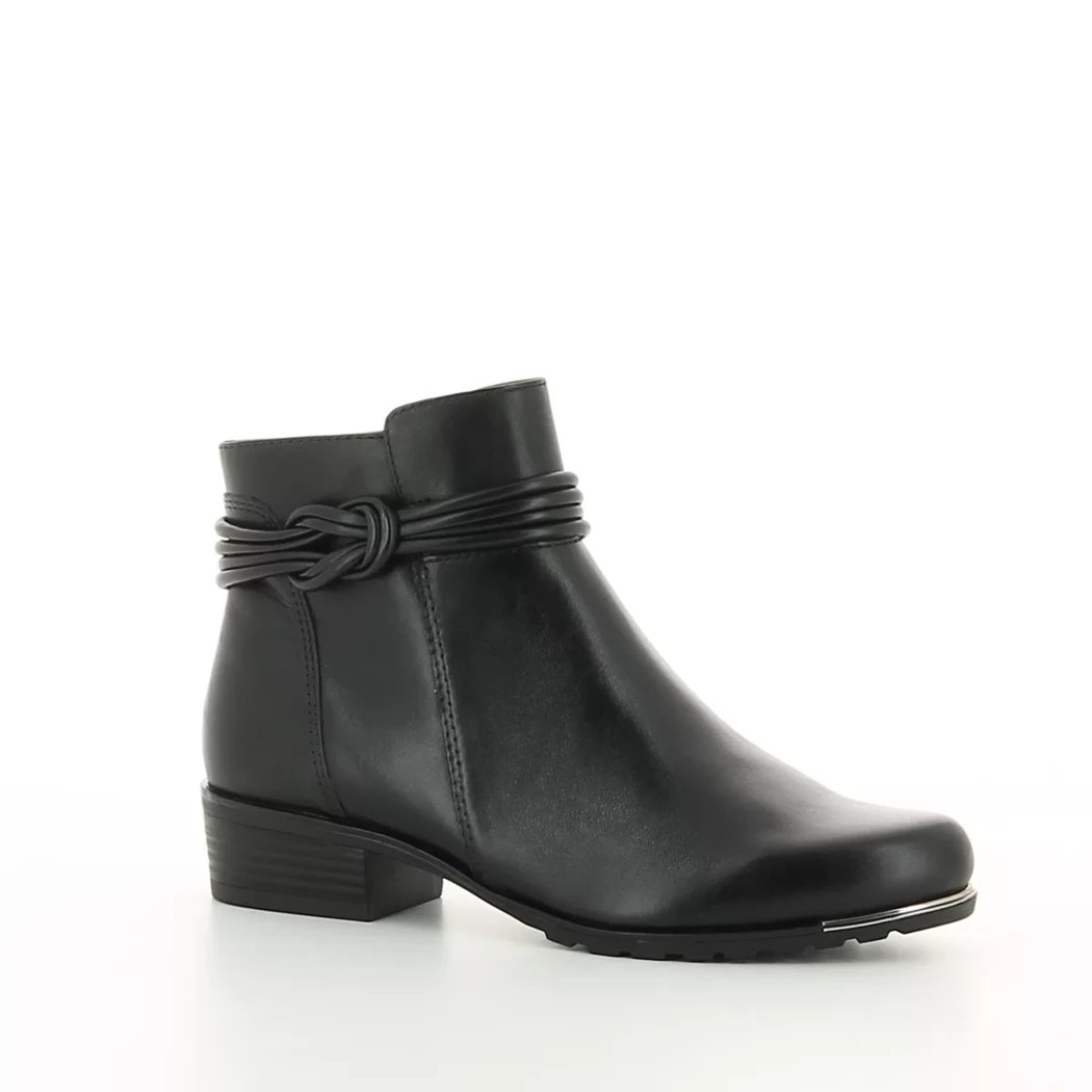 Image (1) de la chaussures Caprice - Boots Noir en Cuir