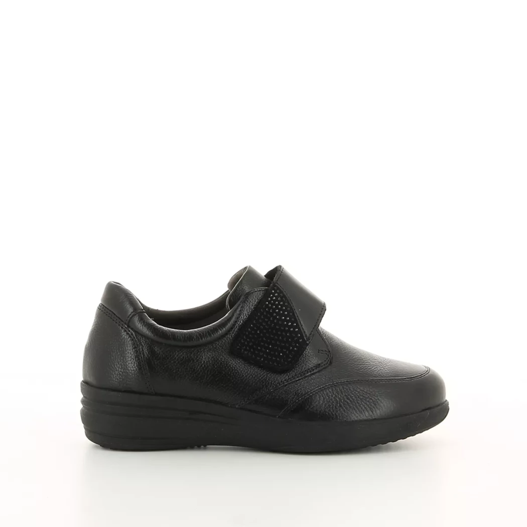 Image (2) de la chaussures Caprice - Chaussures à velcro Noir en Cuir