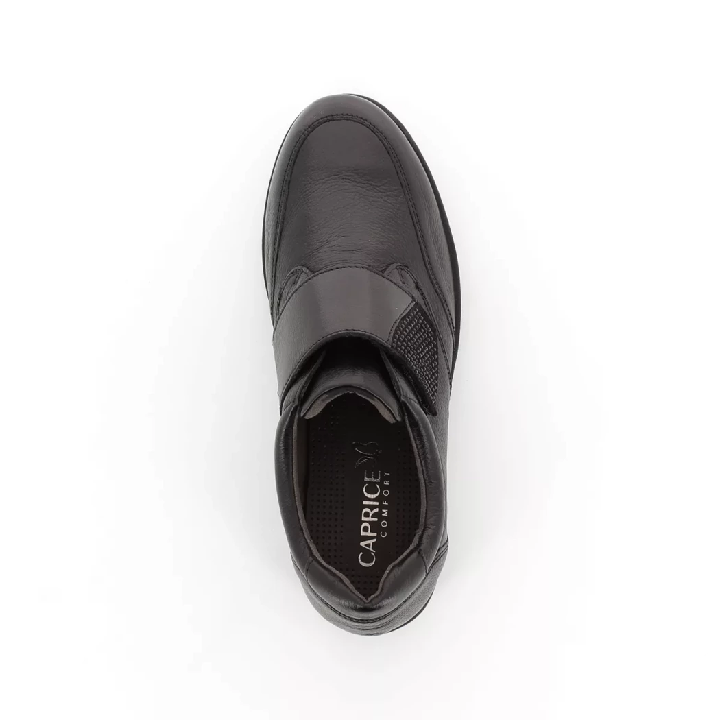 Image (6) de la chaussures Caprice - Chaussures à velcro Noir en Cuir