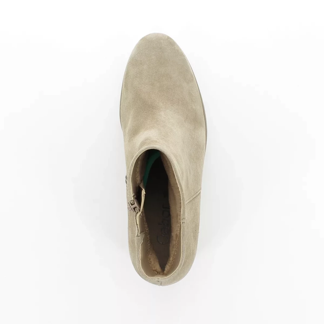 Image (6) de la chaussures Gabor - Boots Beige en Cuir nubuck