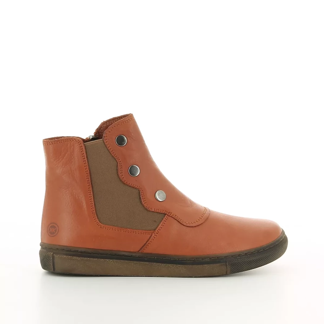 Image (2) de la chaussures Kok'oon - Boots Orange en Cuir