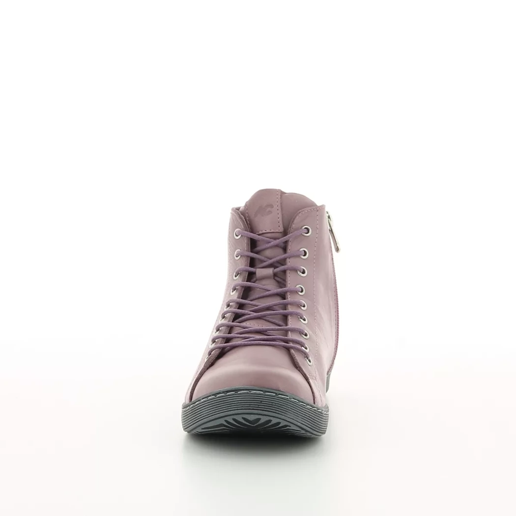 Image (5) de la chaussures Andrea Conti - Bottines Violet / Lilas en Cuir
