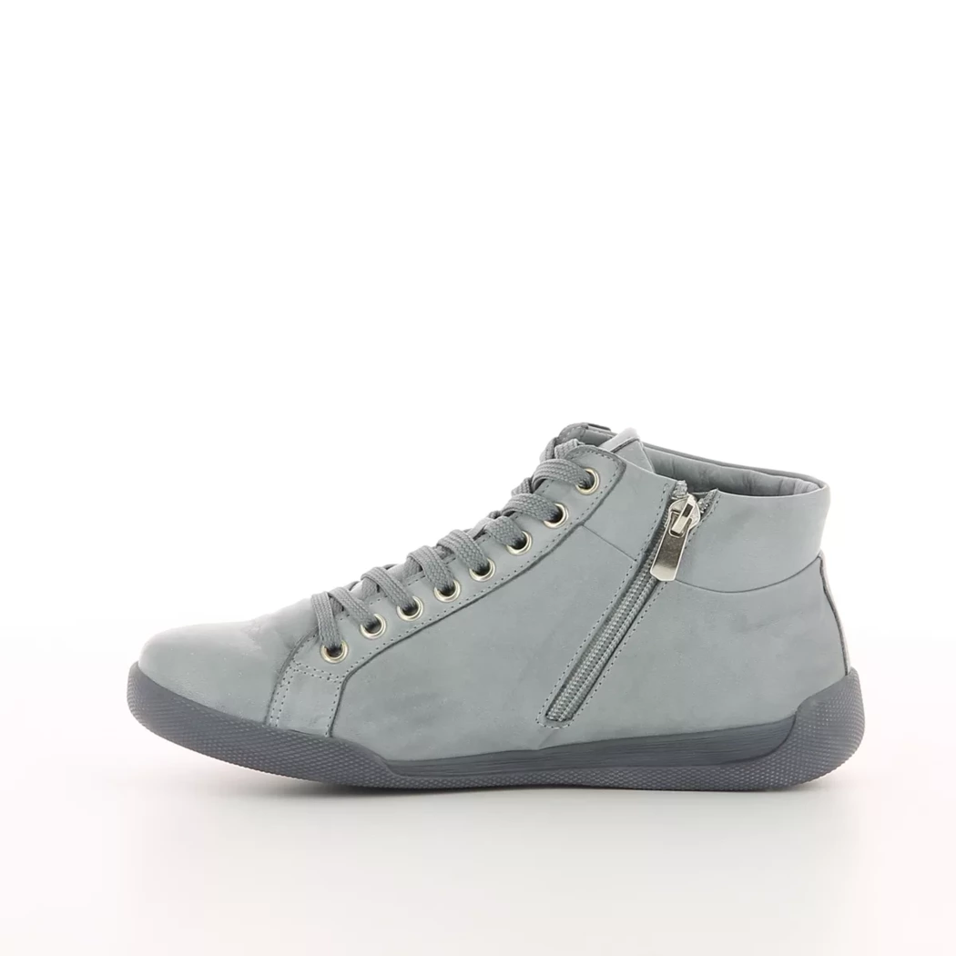 Image (4) de la chaussures Andrea Conti - Bottines Bleu en Cuir