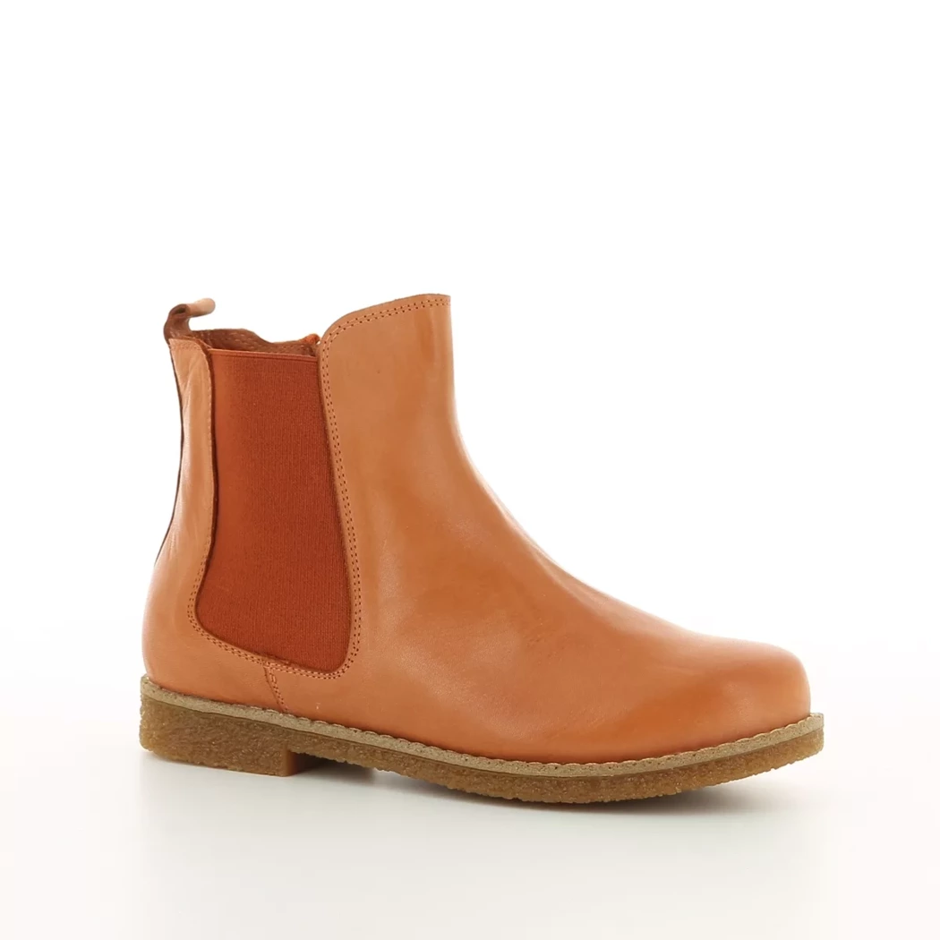 Image (1) de la chaussures Andrea Conti - Boots Orange en Cuir