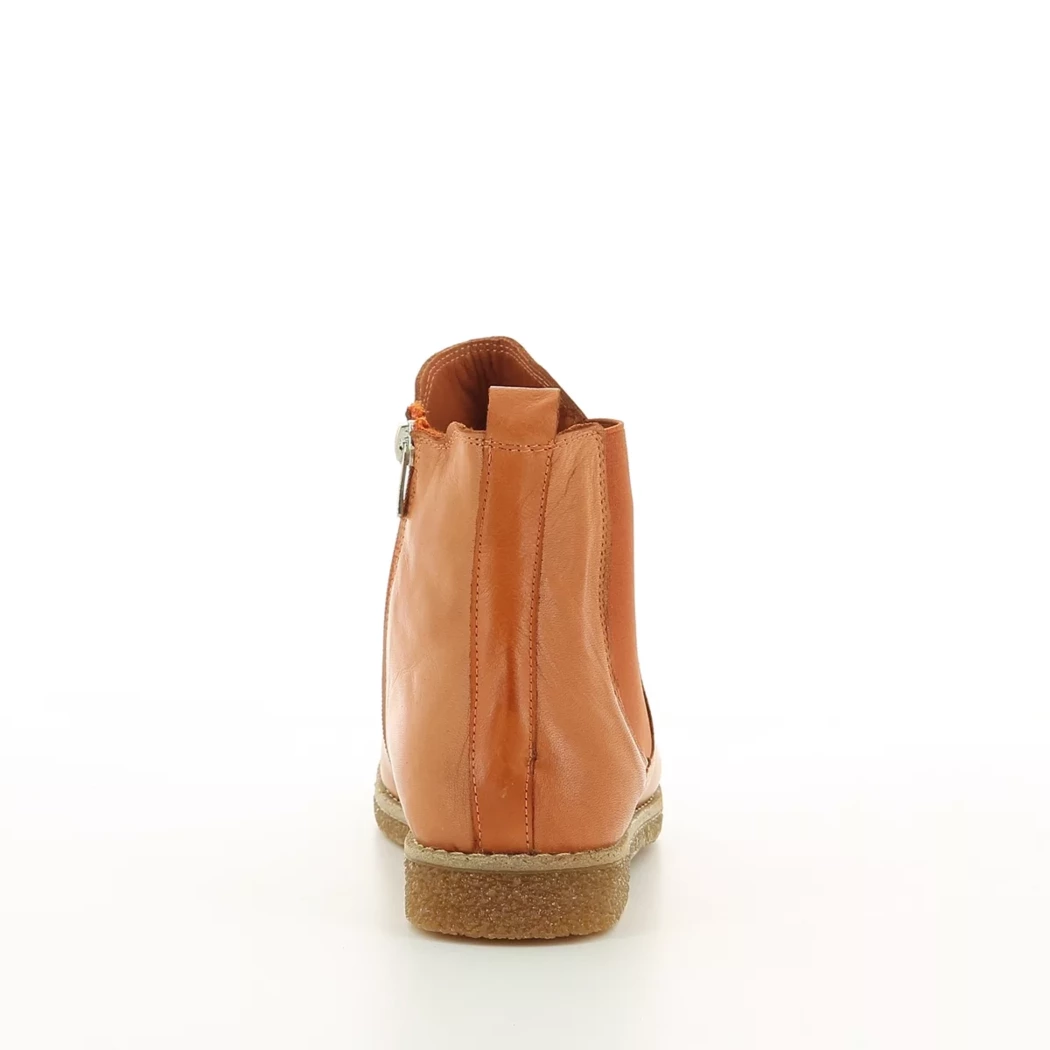 Image (3) de la chaussures Andrea Conti - Boots Orange en Cuir