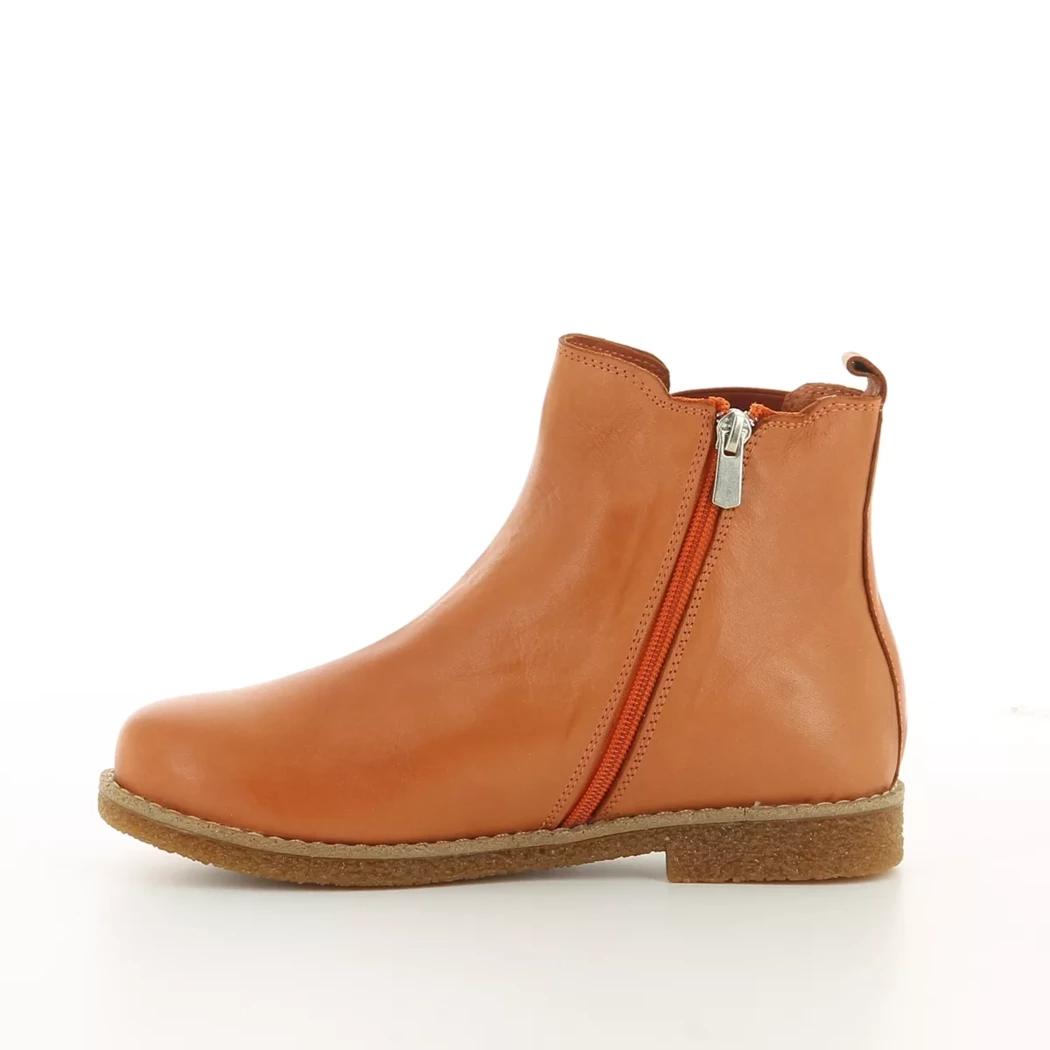 Image (4) de la chaussures Andrea Conti - Boots Orange en Cuir
