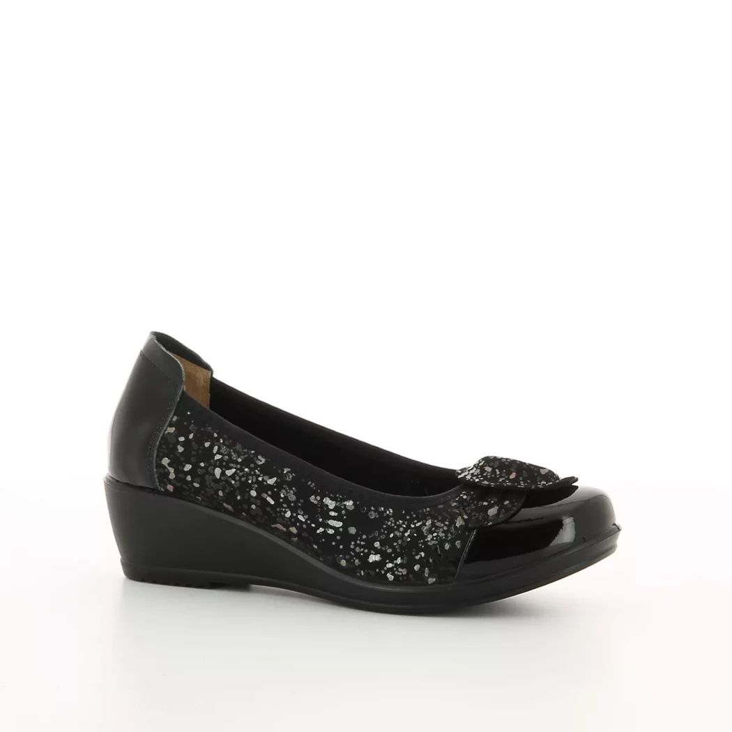 Image (1) de la chaussures Inea - Escarpins Noir en Multi-Matières