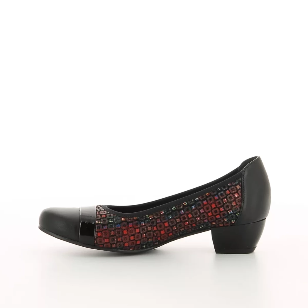 Image (4) de la chaussures Inea - Escarpins Noir en Multi-Matières