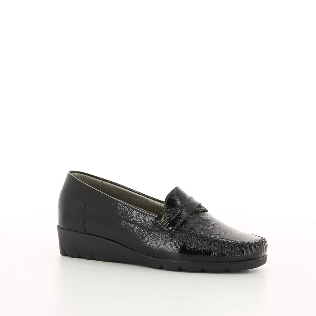 Image (1) de la chaussures Inea - Mocassins Noir en Cuir vernis