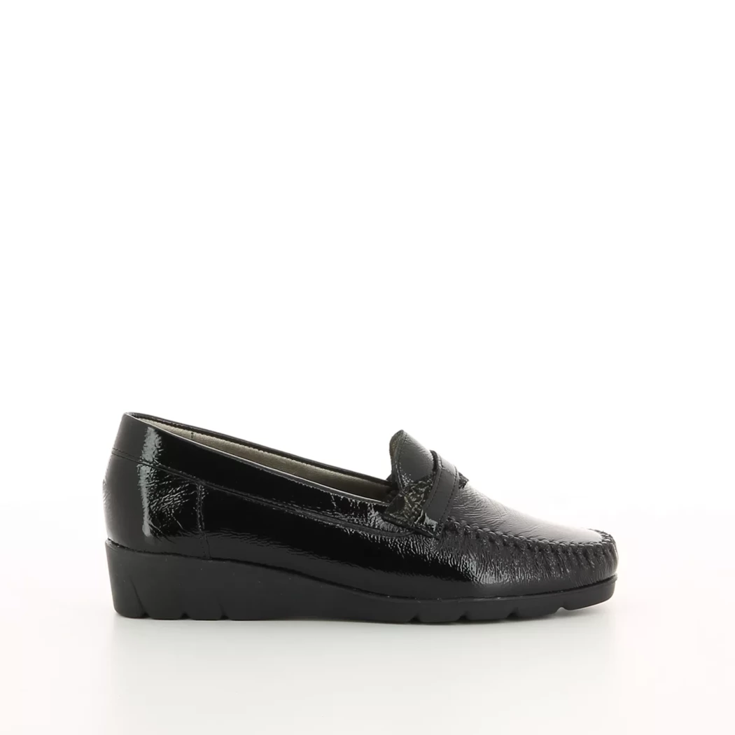 Image (2) de la chaussures Inea - Mocassins Noir en Cuir vernis