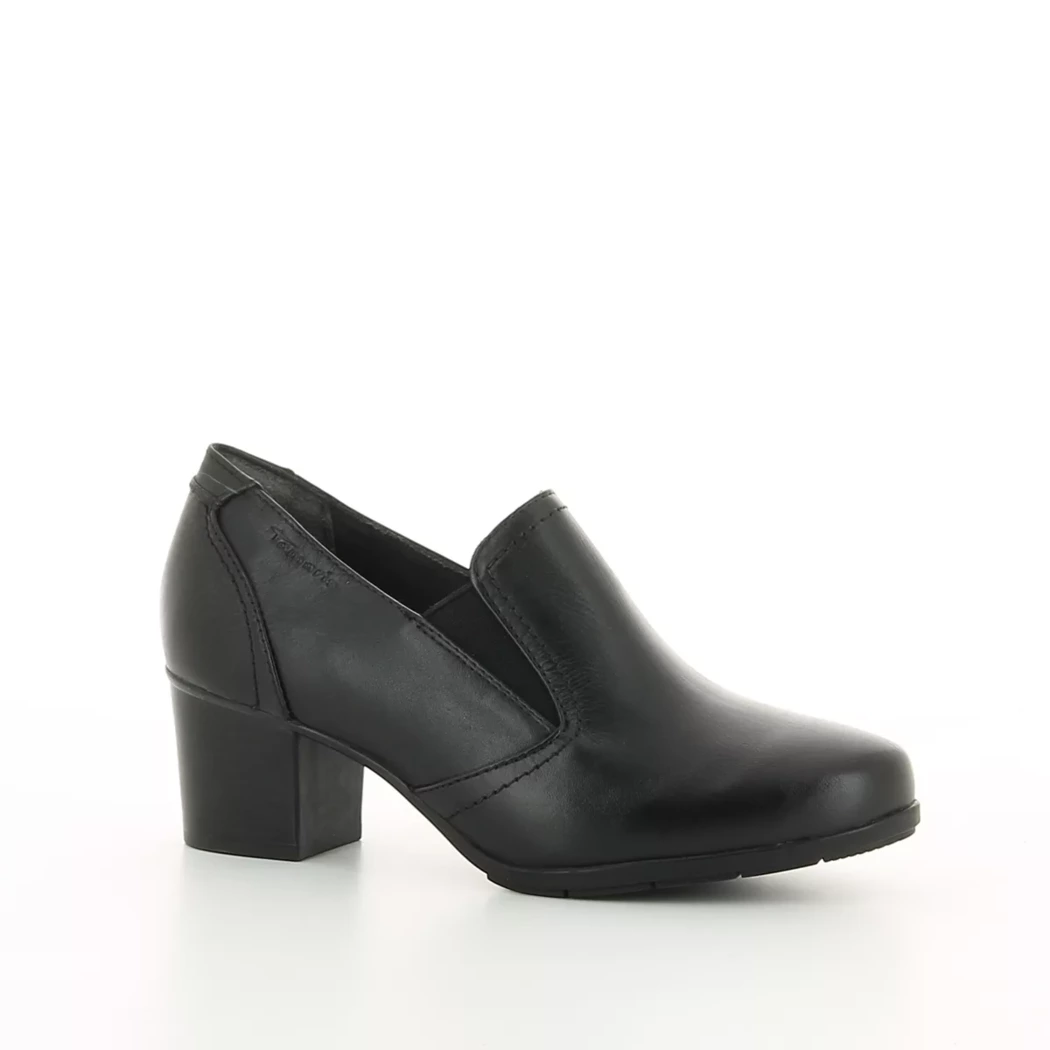 Image (1) de la chaussures Tamaris Comfort - Mocassins Noir en Cuir