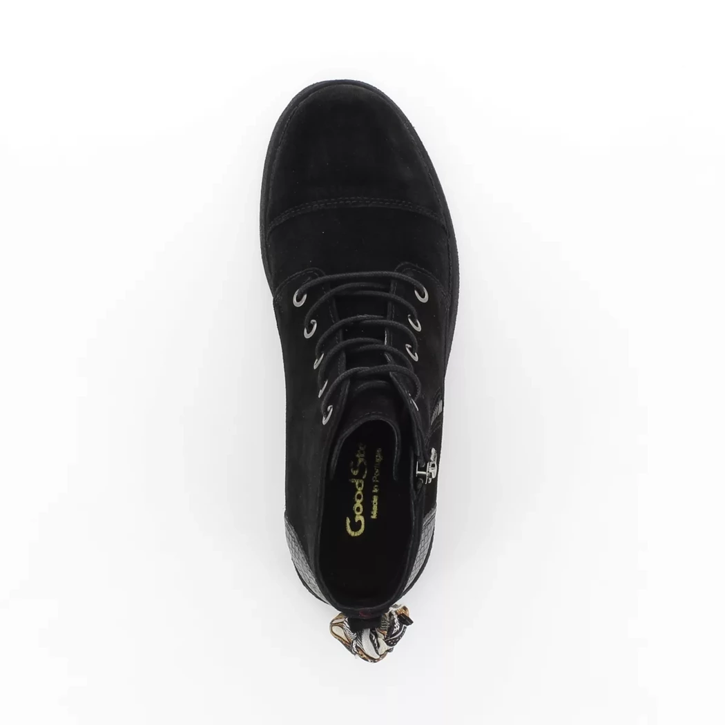 Image (6) de la chaussures Goodstep - Bottines Noir en Cuir nubuck