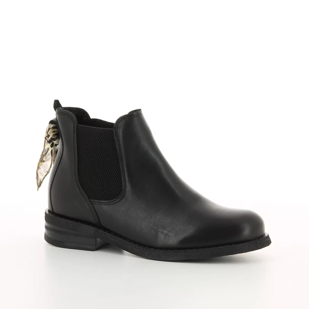 Image (1) de la chaussures Goodstep - Boots Noir en Cuir