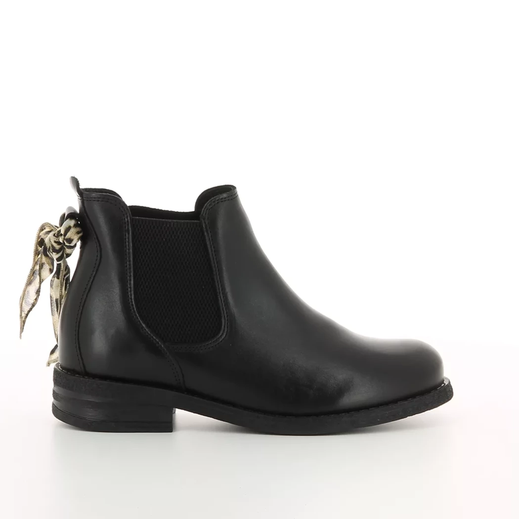 Image (2) de la chaussures Goodstep - Boots Noir en Cuir