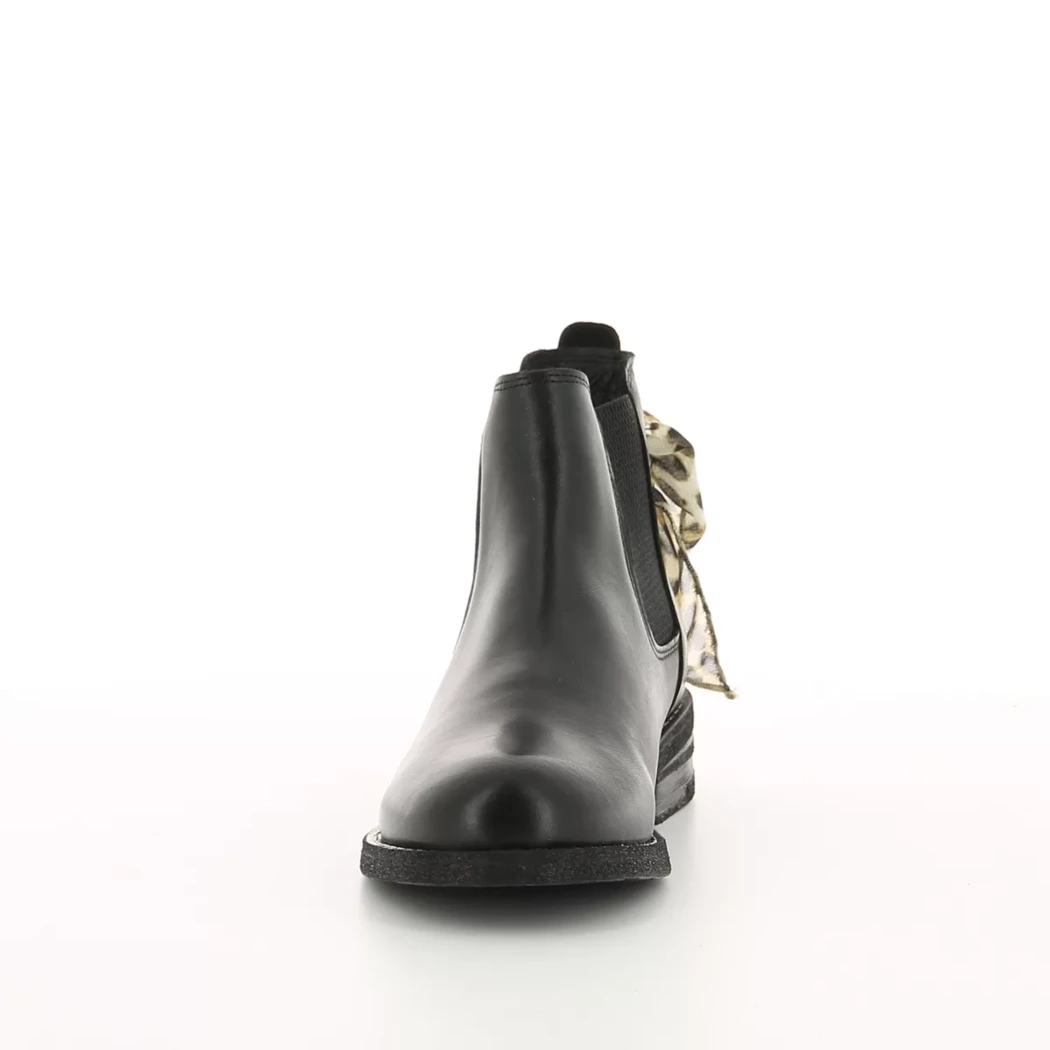 Image (5) de la chaussures Goodstep - Boots Noir en Cuir