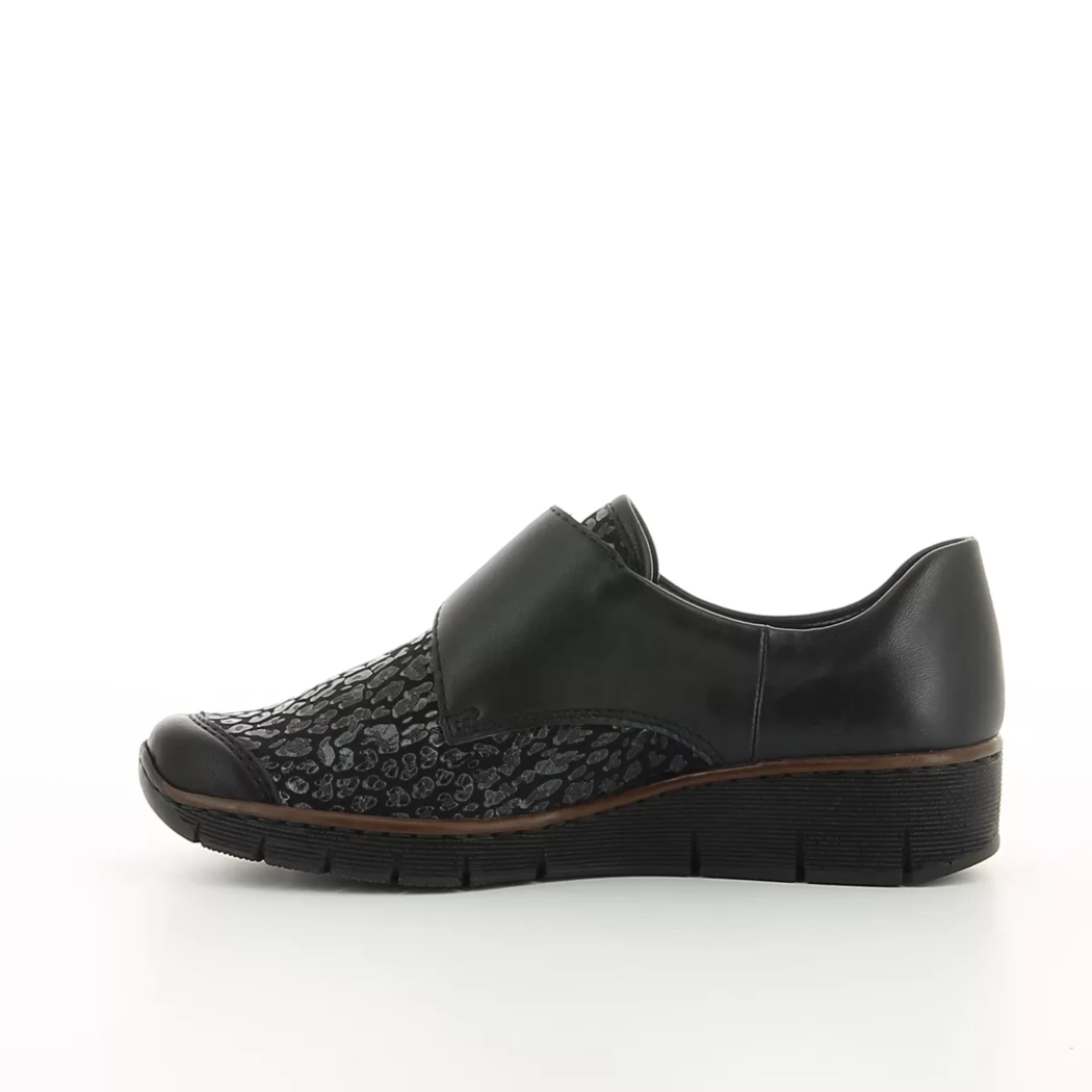 Image (4) de la chaussures Rieker - Chaussures à velcro Noir en Cuir synthétique