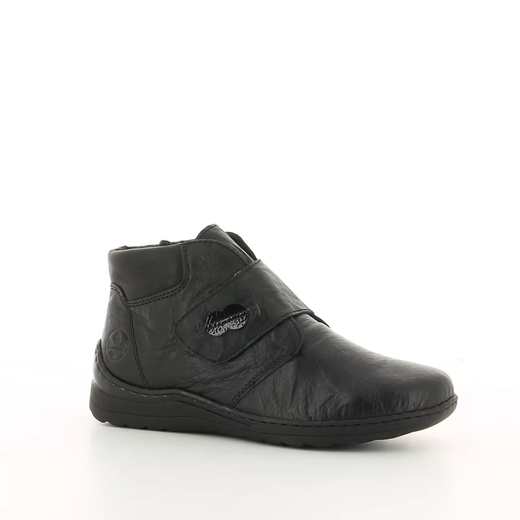 Image (1) de la chaussures Rieker - Boots Noir en Cuir