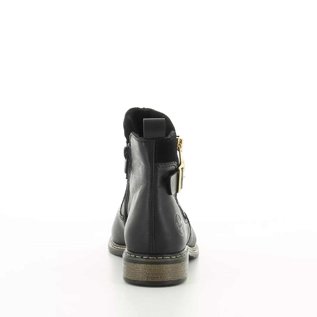 Image (3) de la chaussures Rieker - Boots Noir en Cuir