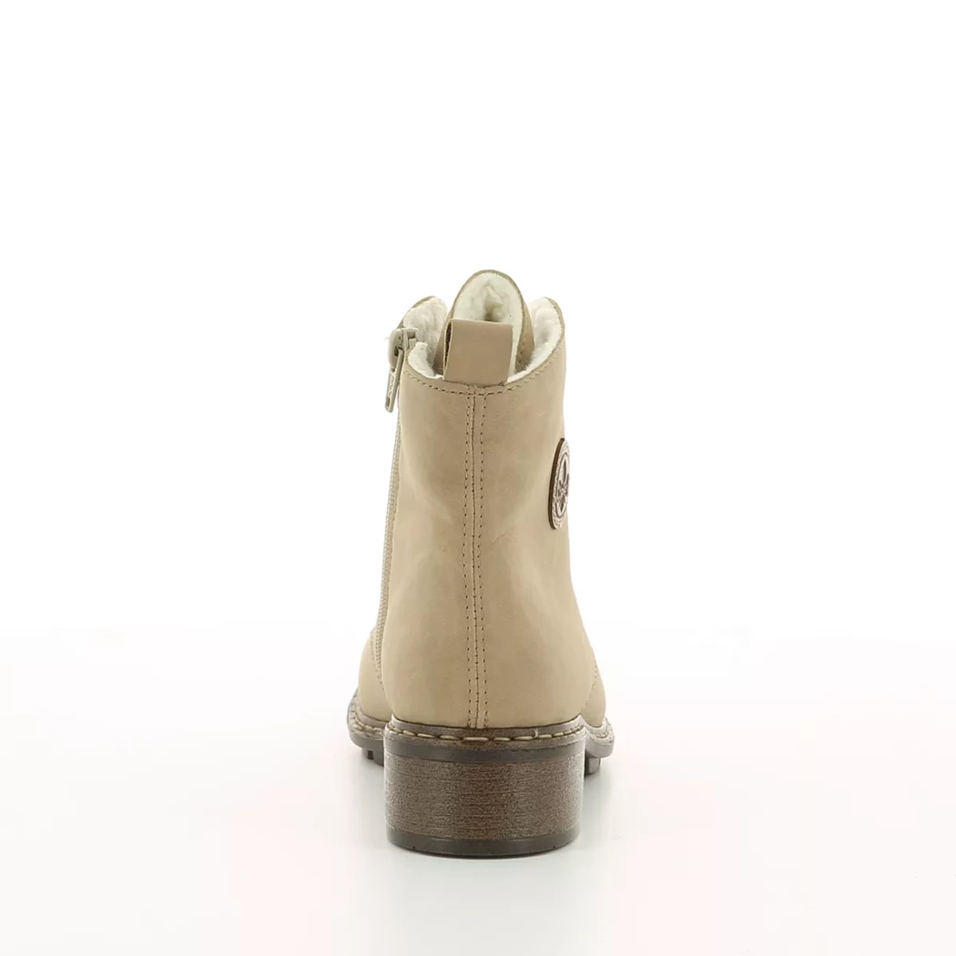 Image (3) de la chaussures Rieker - Bottines Taupe en Cuir synthétique