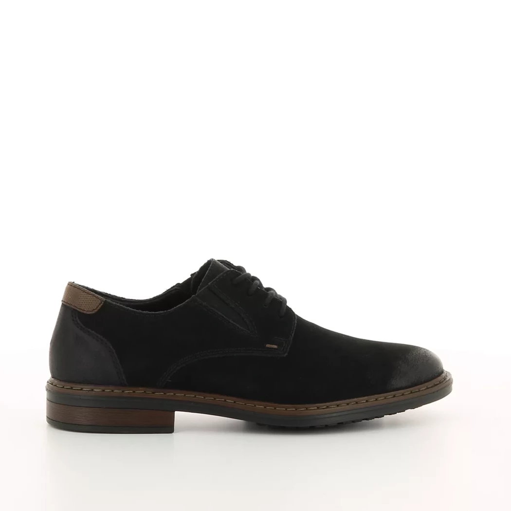 Image (2) de la chaussures Rieker - Chaussures à lacets Noir en Cuir nubuck