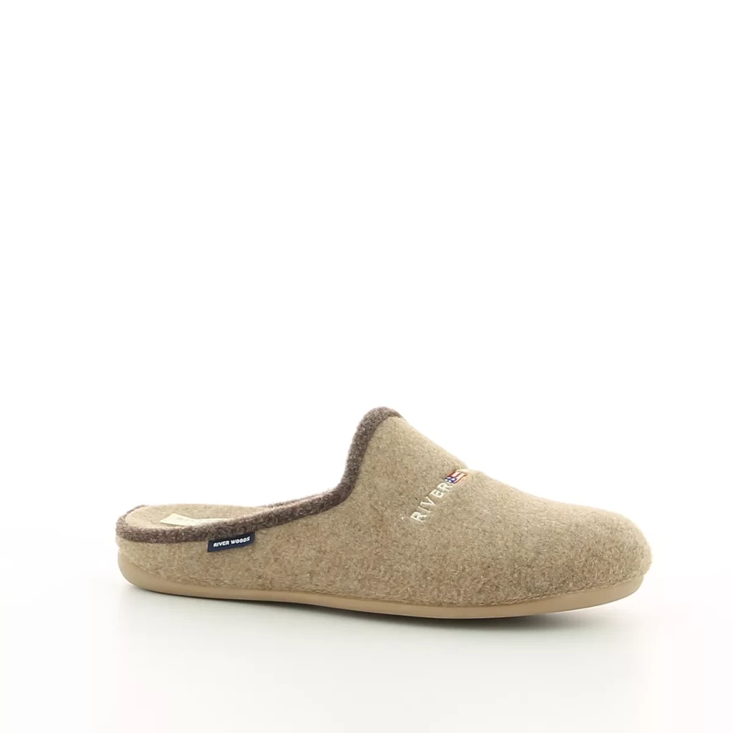 Image (1) de la chaussures Riverwoods - Pantoufles et Chaussons Beige en Textile