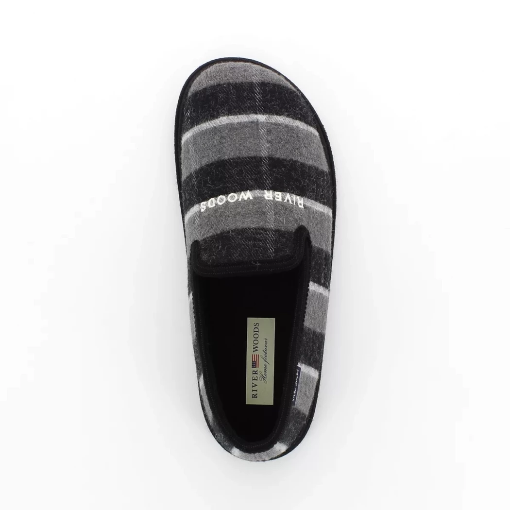 Image (6) de la chaussures Riverwoods - Pantoufles et Chaussons Noir en Textile