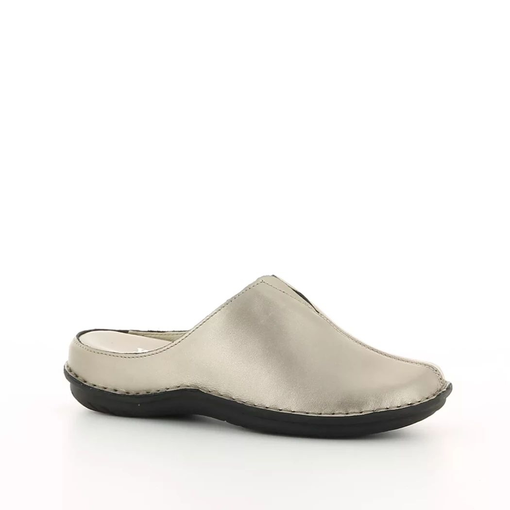 Image (1) de la chaussures Calba - Pantoufles et Chaussons Or / Bronze / Platine en Cuir