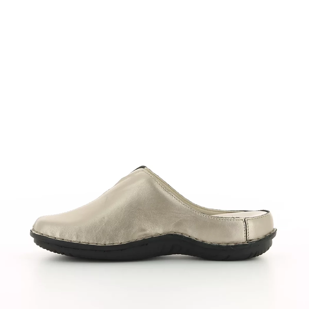 Image (4) de la chaussures Calba - Pantoufles et Chaussons Or / Bronze / Platine en Cuir