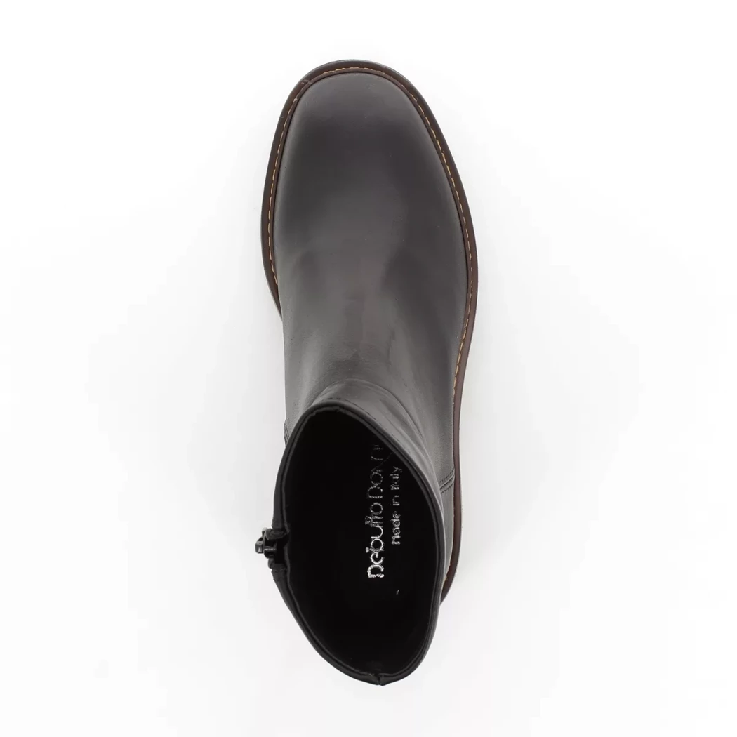 Image (6) de la chaussures Debutto Donna - Boots Noir en Cuir