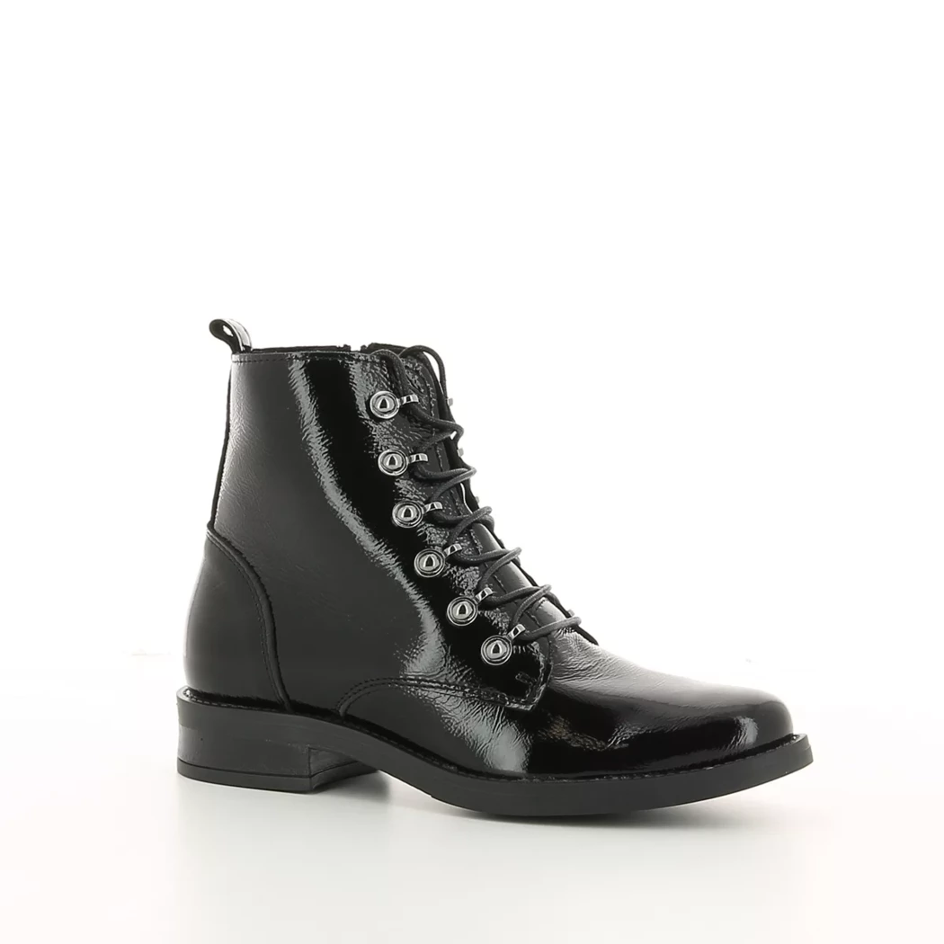 Image (1) de la chaussures Drakart - Bottines Noir en Cuir vernis