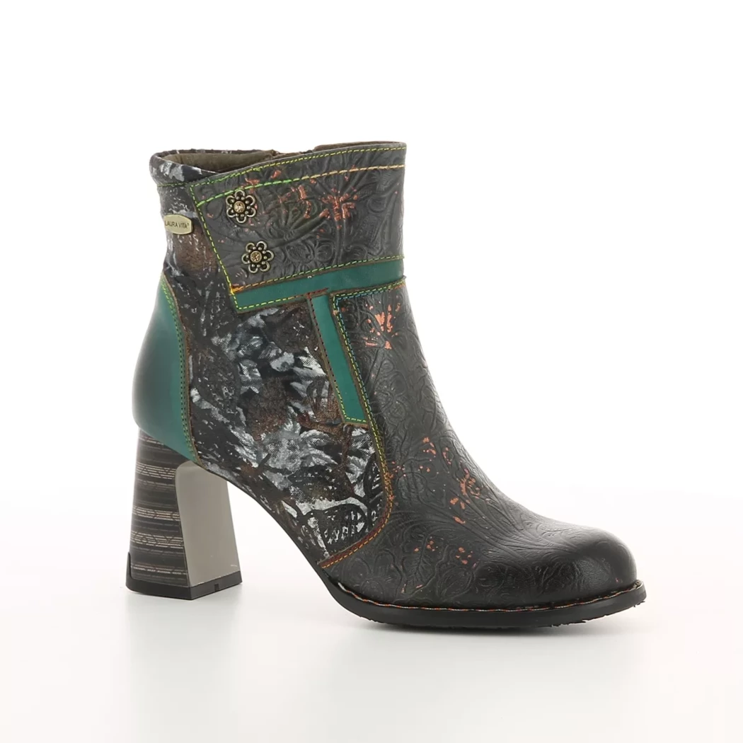 Image (1) de la chaussures Laura Vita - Boots Noir en Cuir