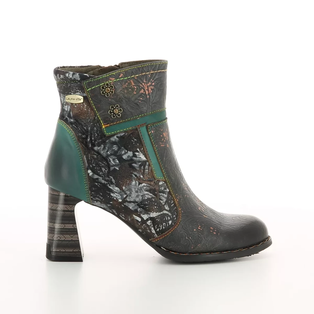Image (2) de la chaussures Laura Vita - Boots Noir en Cuir