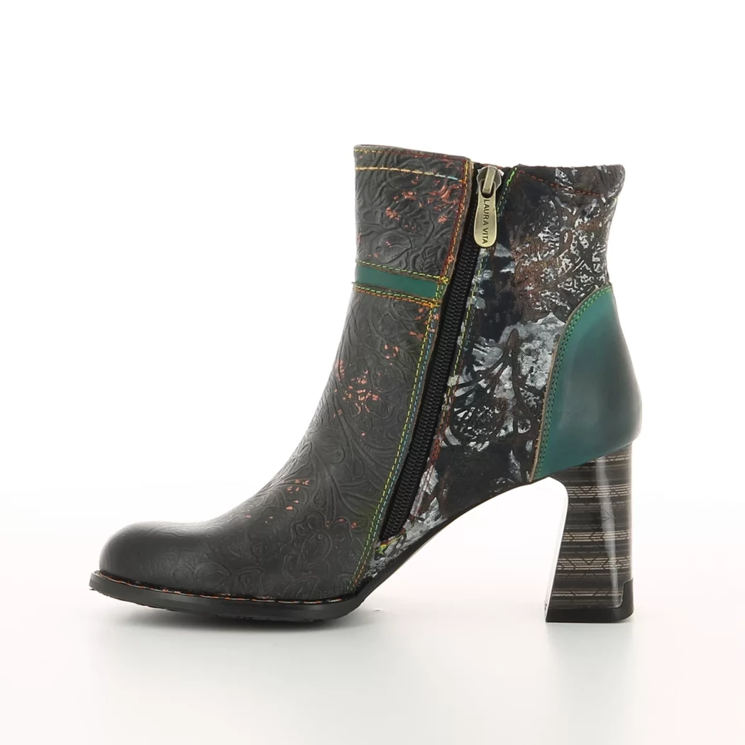 Image (4) de la chaussures Laura Vita - Boots Noir en Cuir