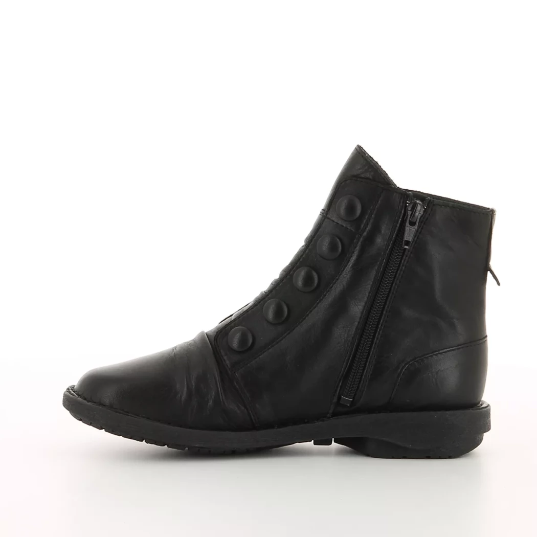 Image (4) de la chaussures Miz Mooz - Boots Noir en Cuir